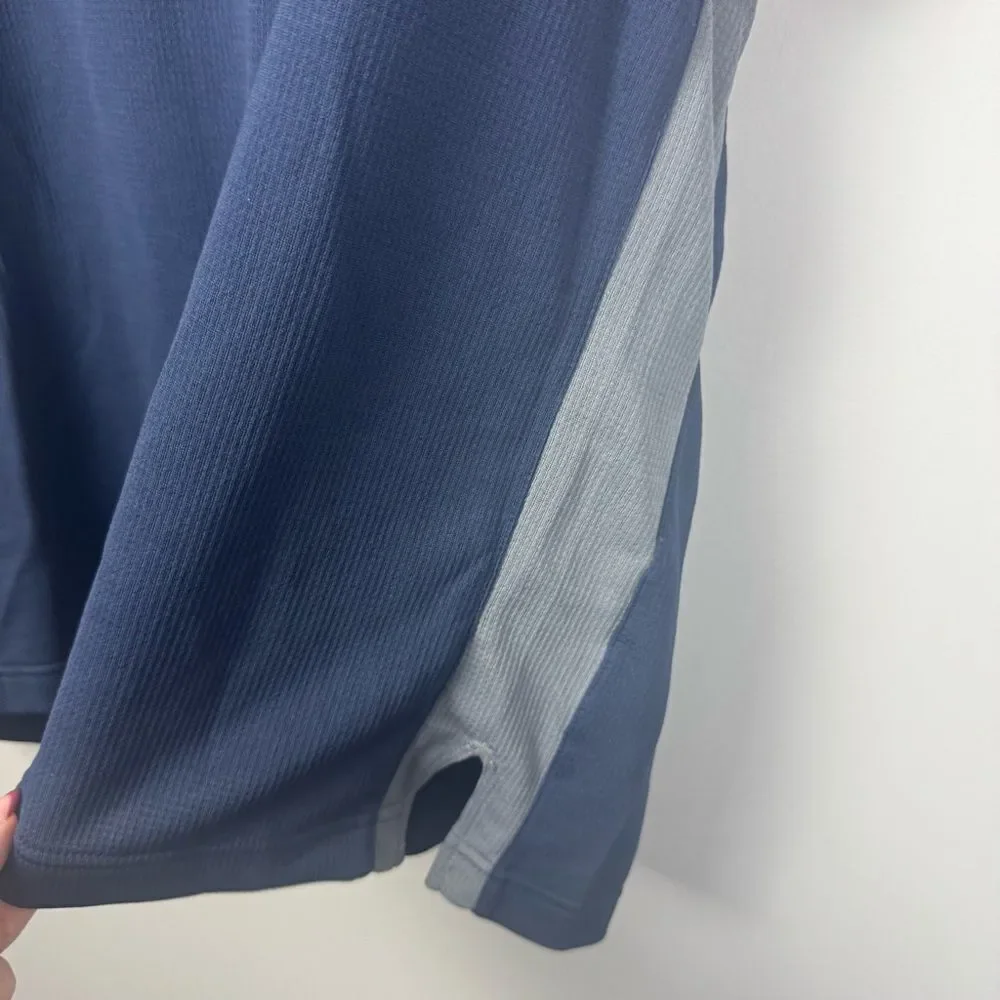 NIKE | Navy Blue & Gray Training Polo Shirt Men’s Size X-Large